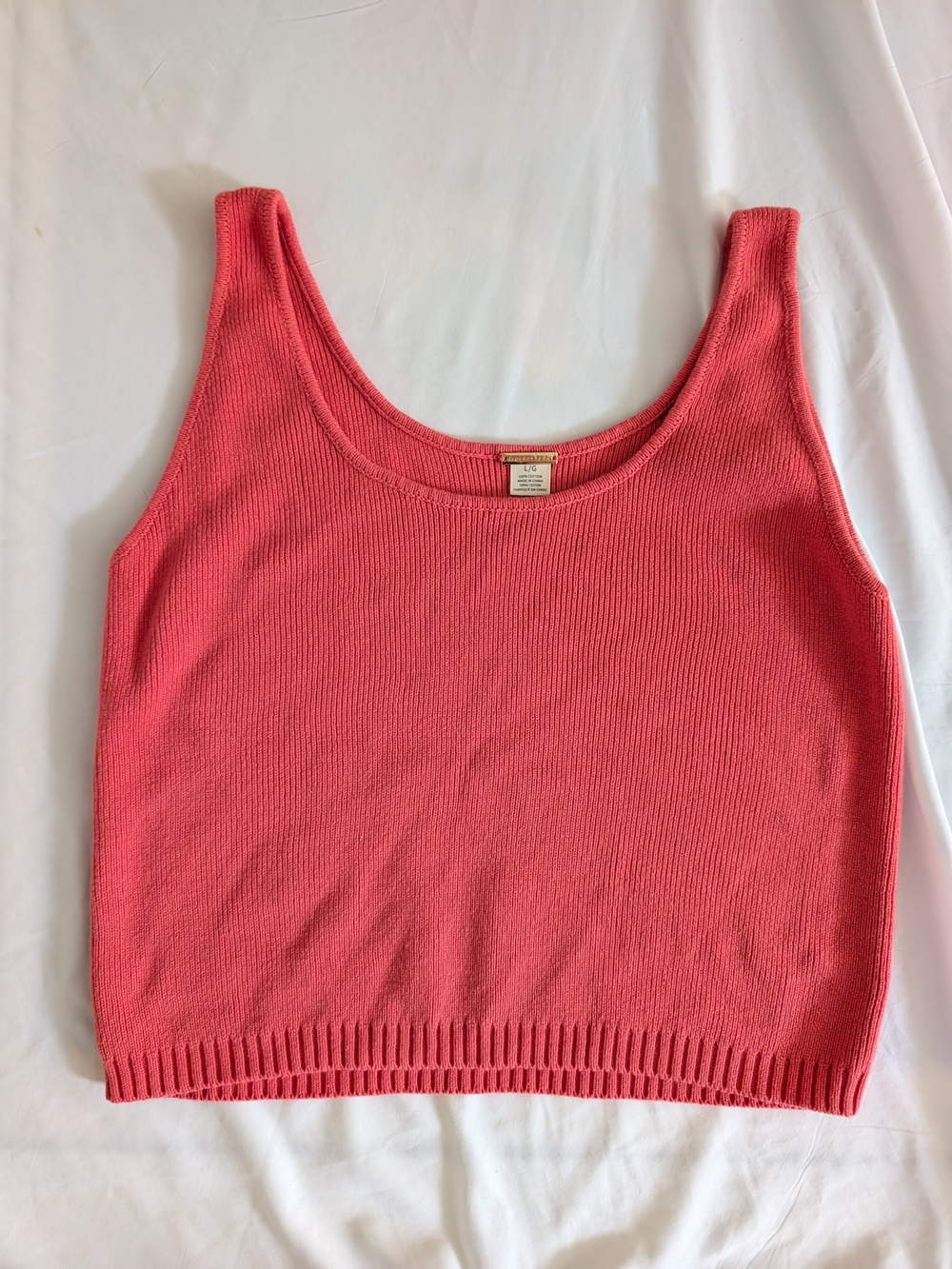 Magaschoni Coral Knit Scoop Neck Tank